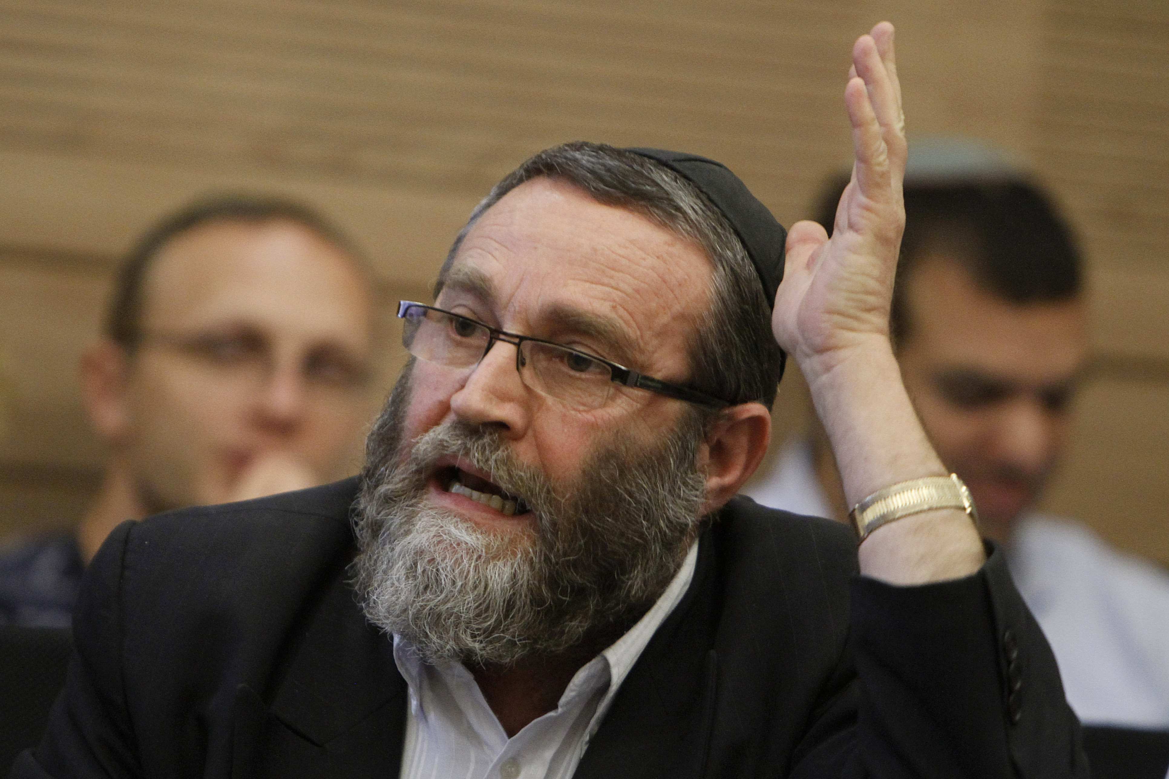 MK Moshe Gafni (United Torah Judaism) took aim at the legal system as well as non- Orthodox Jewry in general, wondering how there is money available for the “Reform and Conservative clowns, for whom Judaism is a laughingstock.