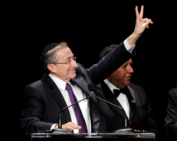 FILE - Rabbi Marvin Hier (L), founder and dean of the Simon Wiesenthal Center.</body></html>