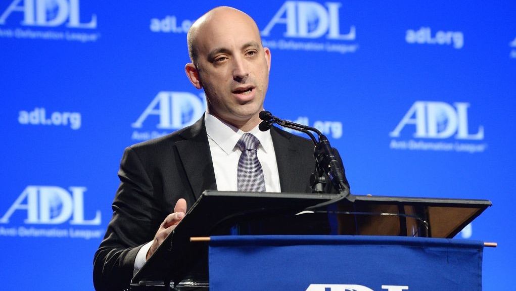 Jonathan A. Greenblatt, the national director of the Anti-Defamation League, speaks at the ADL Annual Meeting in Los Angeles on November 6, 2014 (courtesy ADL)
