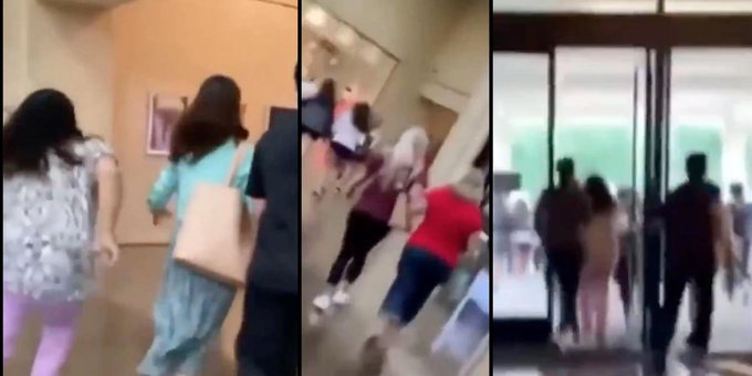 Man banging skateboard caused people to scramble at Texas mall