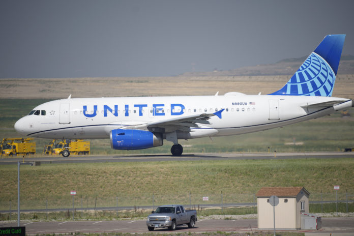 FILE - In this July 2, 2021 file photo, a United Airlines jetliner taxis down a runway for take off from Denver International Airport in Denver. United Airlines is bringing back workers who were put on unpaid leave for refusing to get vaccinated against COVID-19. The airline told employees Thursday, March 10, 2022 that workers who claimed a medical or religious exemption from the vaccines will be allowed back starting March 28. (AP Photo/David Zalubowski, file)