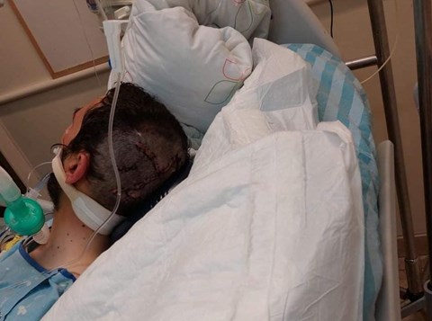 Watch: Critically Injured Man From Elad Attack Regained Consciousness, Puts On Tefillin
