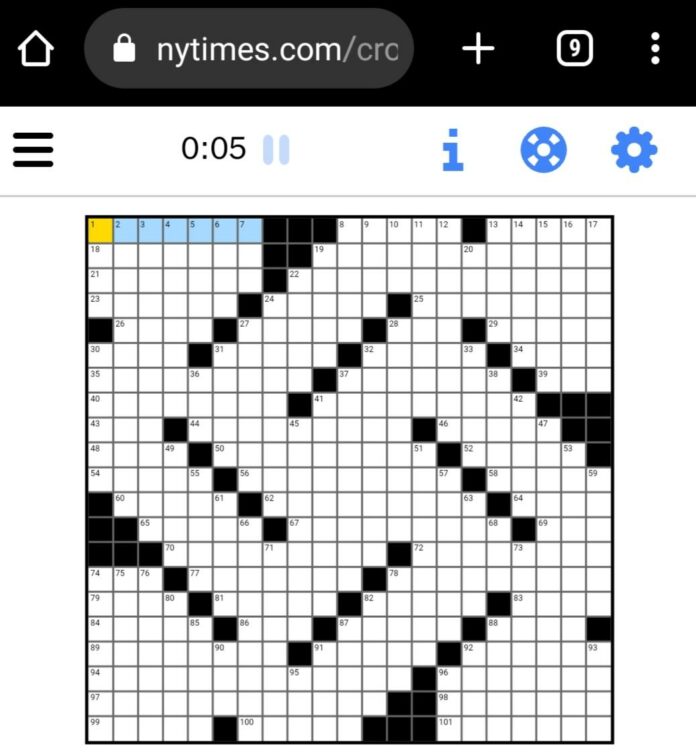 Hidden Swastika Image in NY Times Crossword Puzzle?