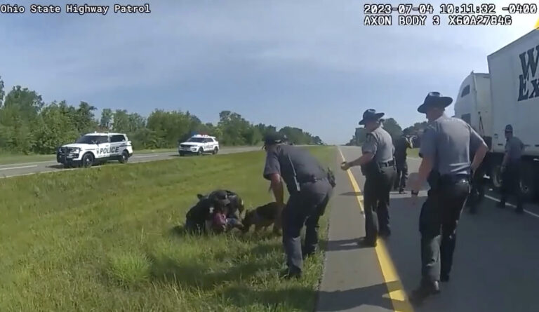 Ohio Officer Fired After Letting His Police Dog Attack a Surrendering Truck Driver | SOURCE: VINnews