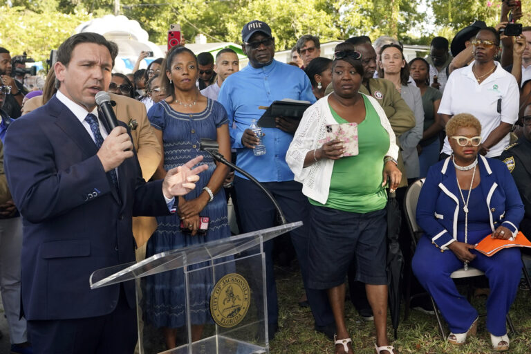 Florida Gov. Ron Desantis Faces Black Leaders’ Anger After Racist Killings in Jacksonville | SOURCE: VINnews