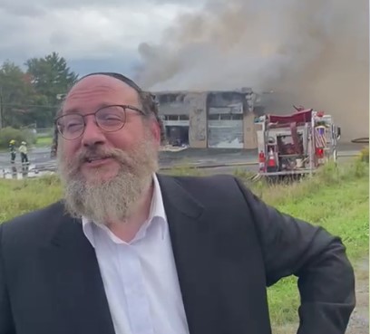 WATCH: Owner Calmly Looks On as Fire Destroys Catskills Tallis Factory | SOURCE: VINnews