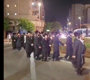 Chassidim Dance in Streets After Release of Ori Magidish (VIDEO) | SOURCE: VINnews