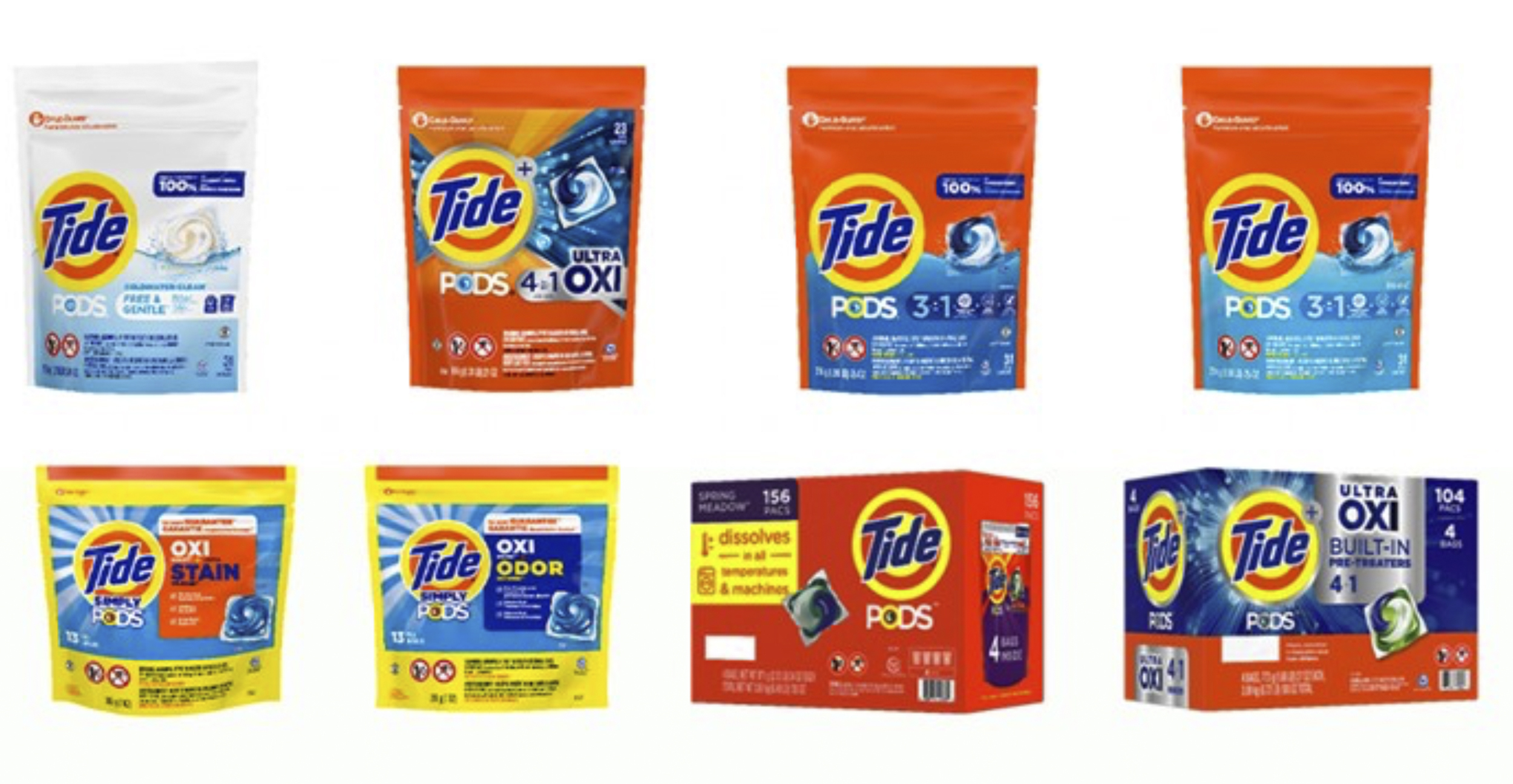 P&G Recalls 8.2 Million Bags of Tide, Gain and Other Laundry Detergents