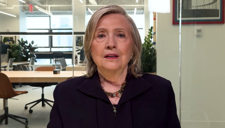 WATCH: Hillary Clinton Video Message Played at Tel Aviv Hostage Rally | SOURCE: VINnews