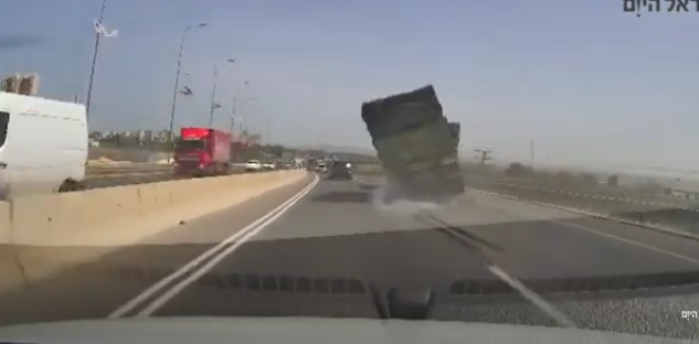 WILD VIDEO: Truck Flips, Dumps Thousands of Potatoes on Israeli Highway – VINNews