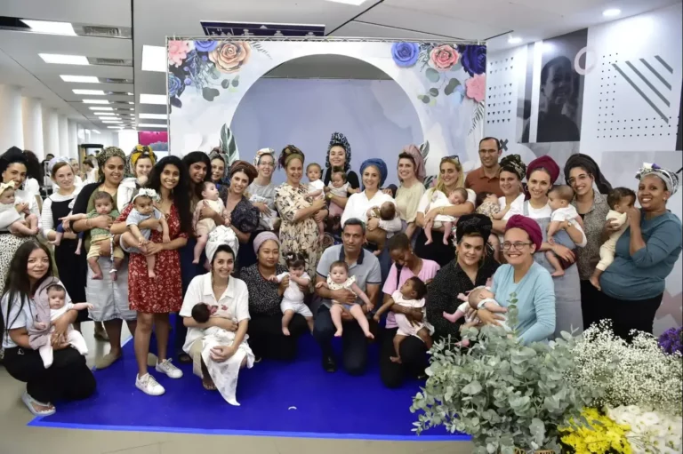 Sderot Residents Present Children Born During Swords Of Iron Campaign | SOURCE: VINnews