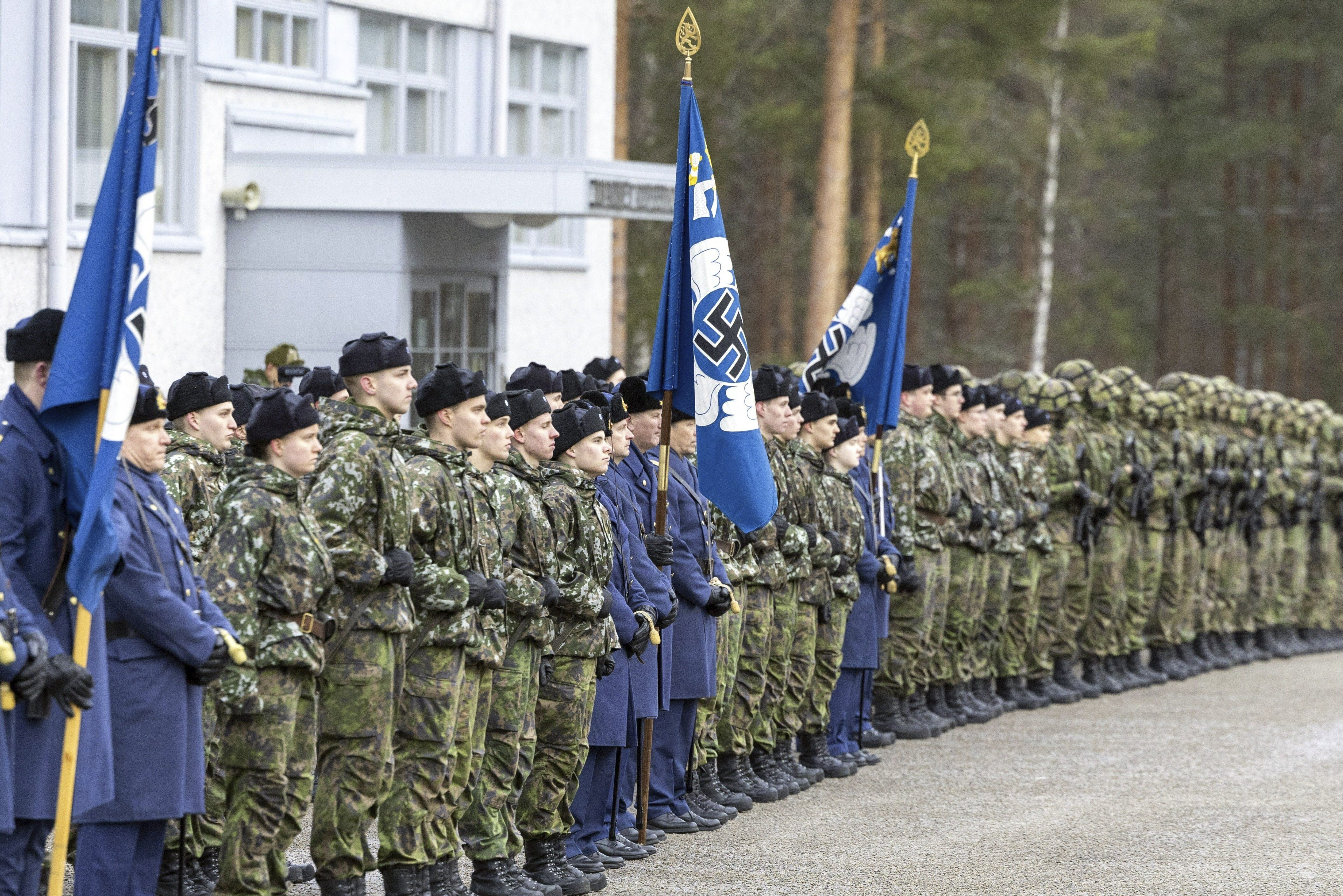 Swastikas Still Linger on Some Flags in Finland’s Air Force, but Are on the Way...
