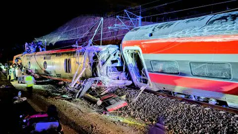 At least 10 dead after high-speed trains derail and collide in southern Spain