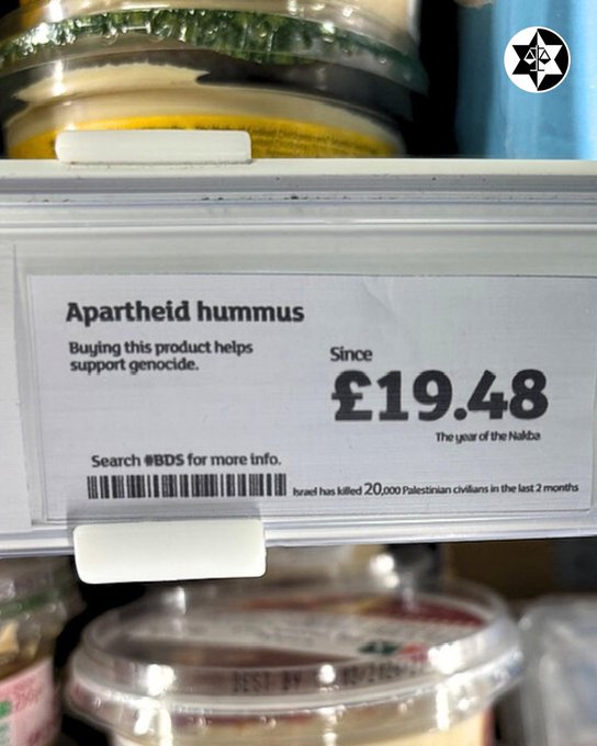 UK Group Reports Anti-israel Messages on Kosher Products in South London Supermarket - VINnews