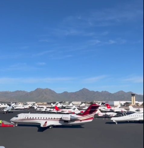 Hundreds of Private Jets Descend on Bay Area Ahead of Super Bowl LX