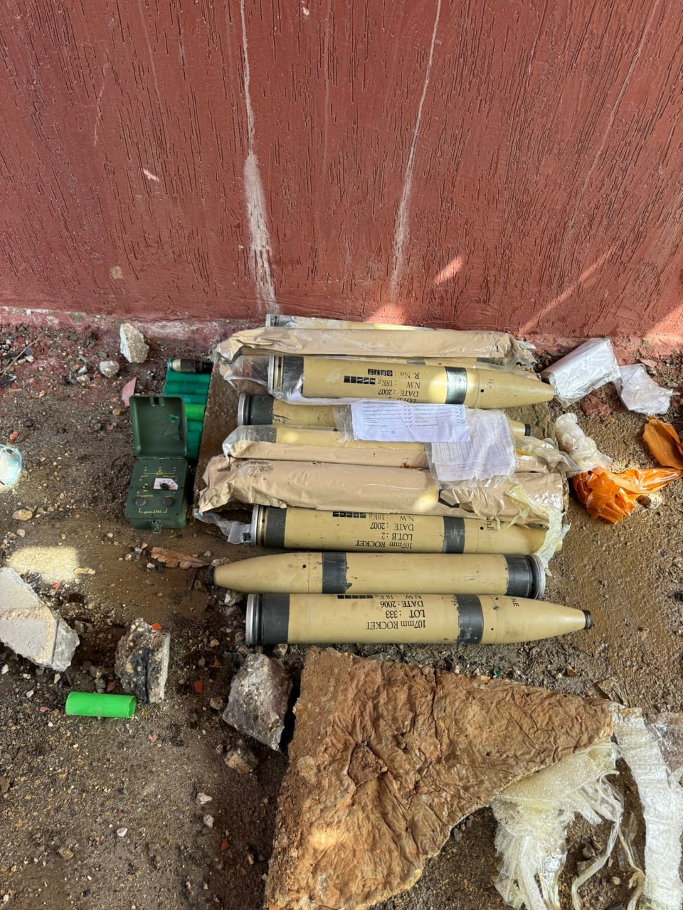 Golani Brigade Soldiers Uncover Large Hezbollah Weapons Cache — Including RPGs,...