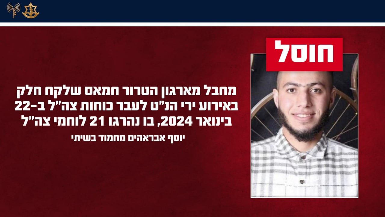 IDF Strikes Kill Hamas Terrorist Linked to Deadliest Attack on Troops in Gaza