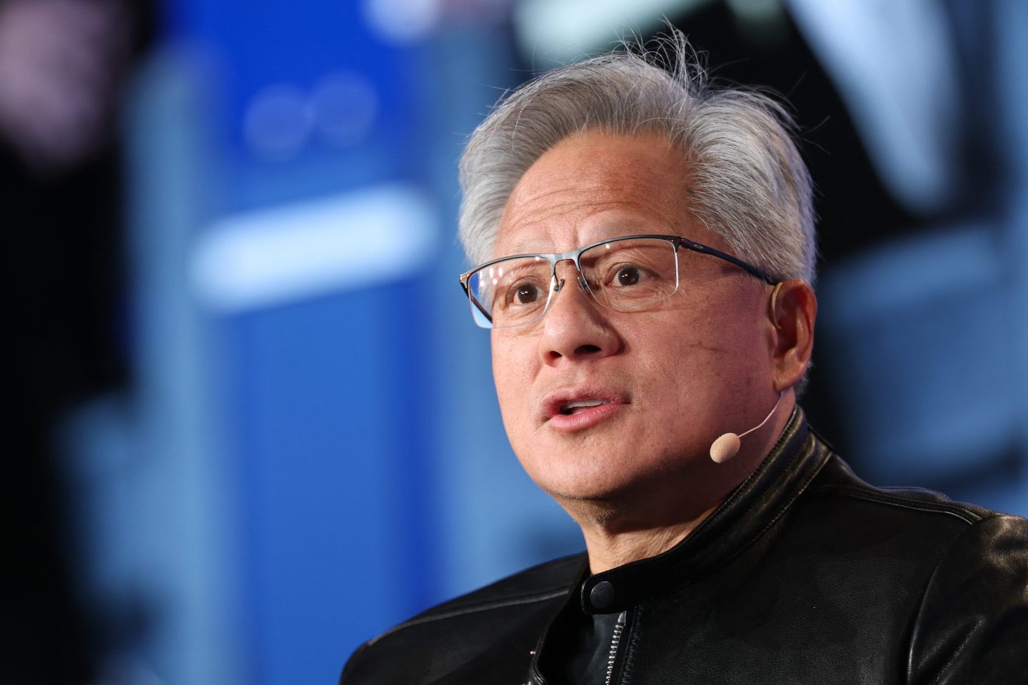 Trump Arrives in Beijing With U.S. CEOs Including Nvidia’s Jensen Huang for...