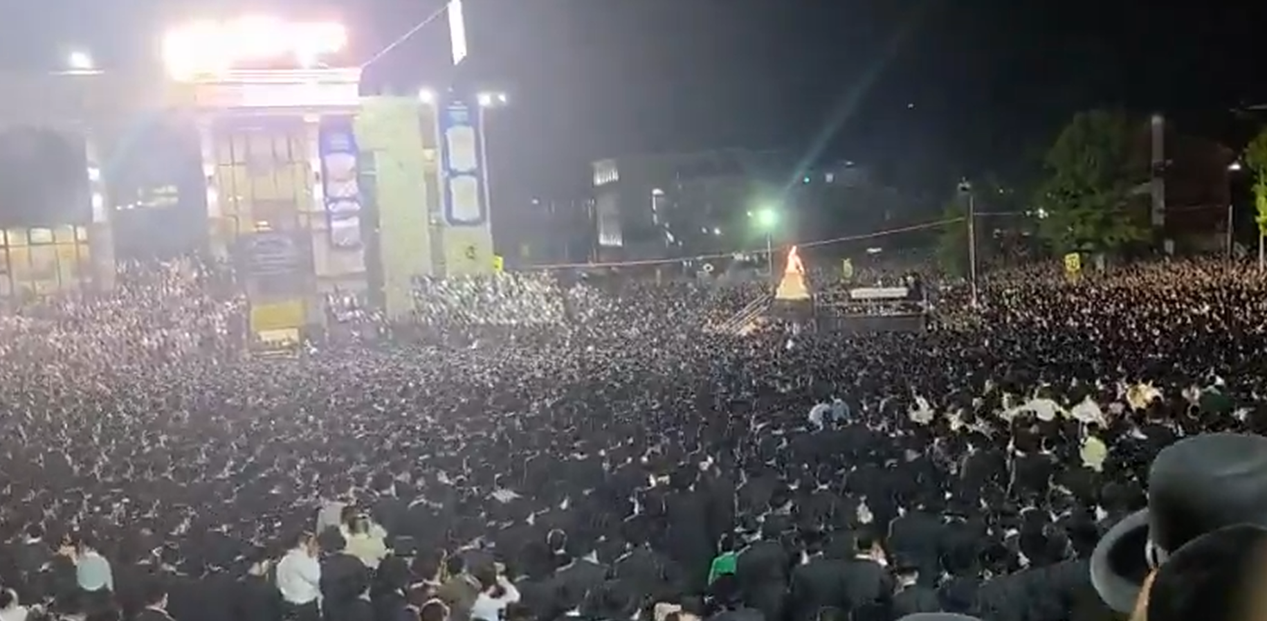 Thousands attend Lag BaOmer celebration in Kiryas Joel
