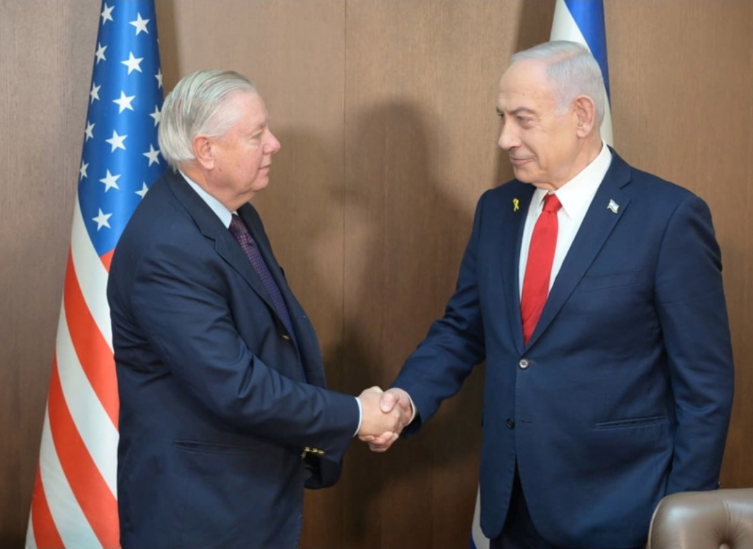 Unreleased Footage Captures Late Sen. Lindsey Graham in Talks with Netanyahu,...
