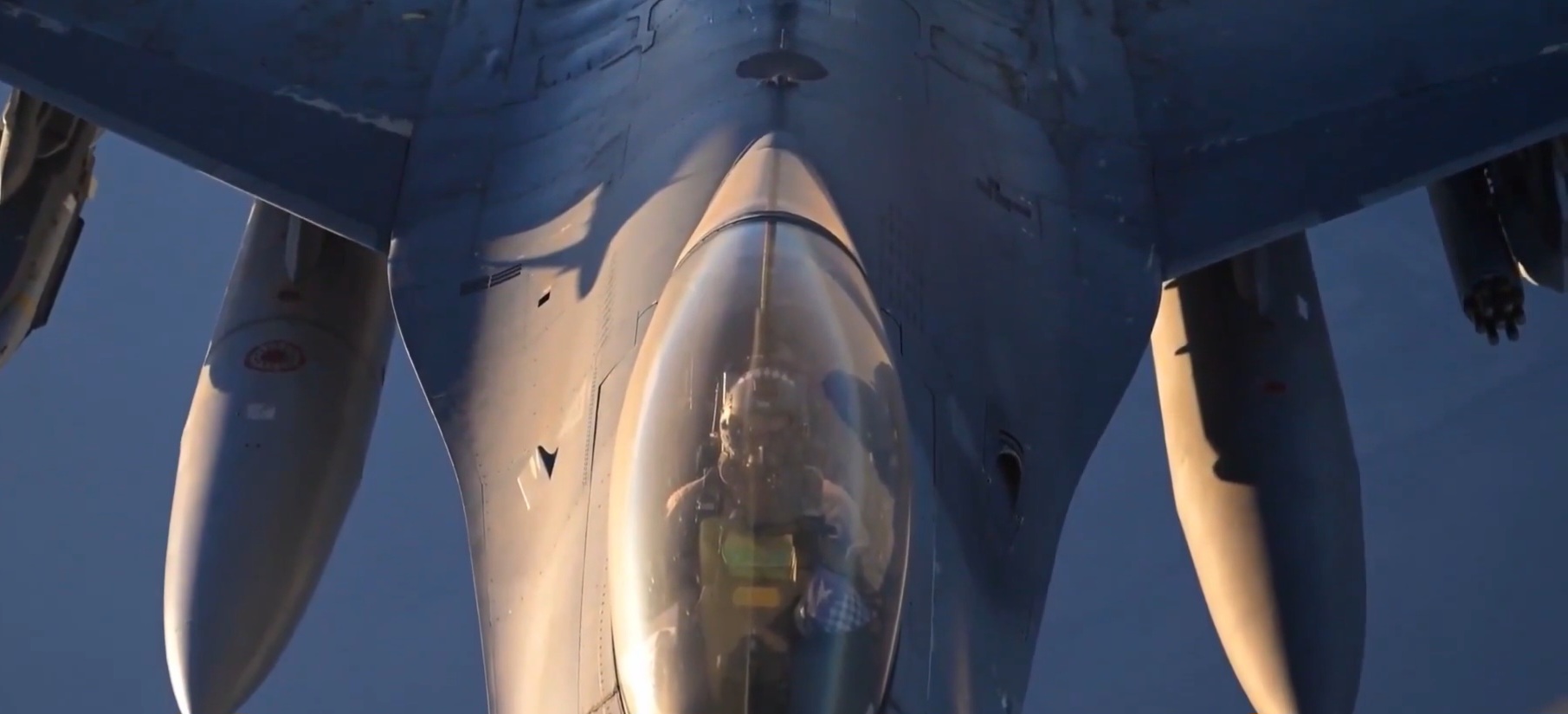 CENTCOM Releases POV Footage of Midair Refueling Over Middle East