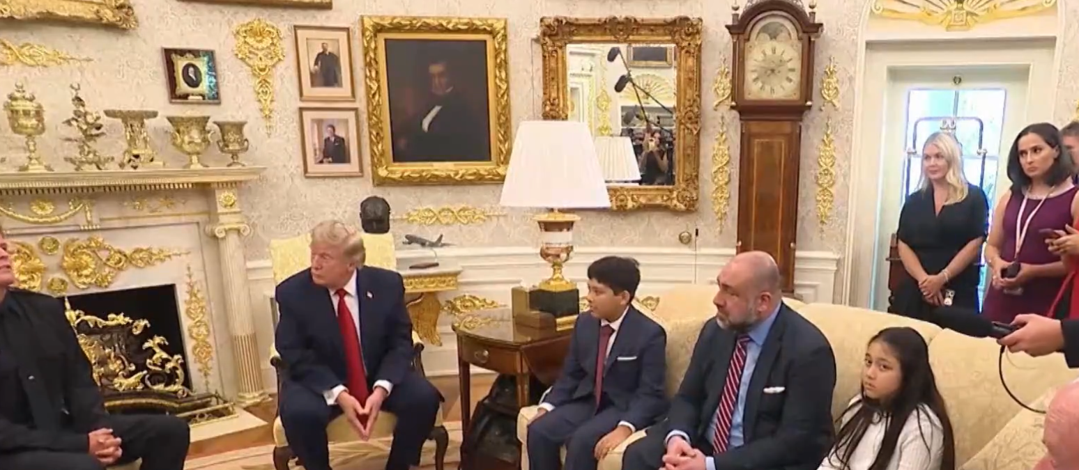 Trump Hosts Teen Lifeguard Who Saved Boy in California Surf