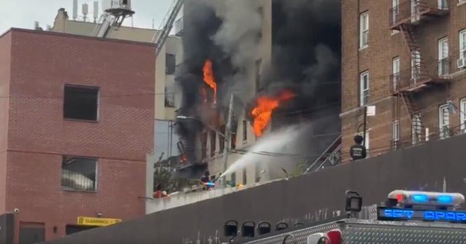 Major Bronx Apartment Explosion Sparks Five-Alarm Fire, Injuring at Least Five