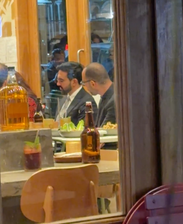 Mamdani Dines at Palestinian Restaurant Chain Criticized for ‘From the River to...