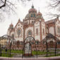 An exterior view of the recently renovated synagogue in Subotica, northern Serbia, 27 March 2018, one day after its reopening ceremony. The Synagogue of Subotica was built in 1902 in Art Nouveau style, and its renovation was financed jointly by Serbia and Hungary. EPA